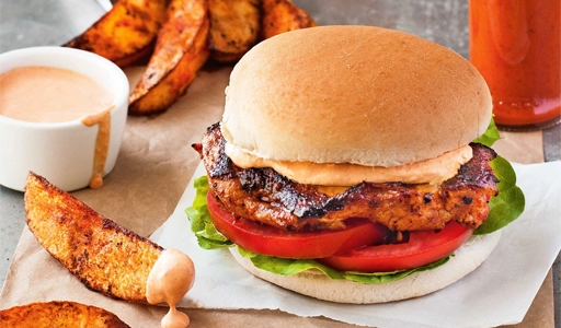 Peri-Peri Chicken  Breast Burger