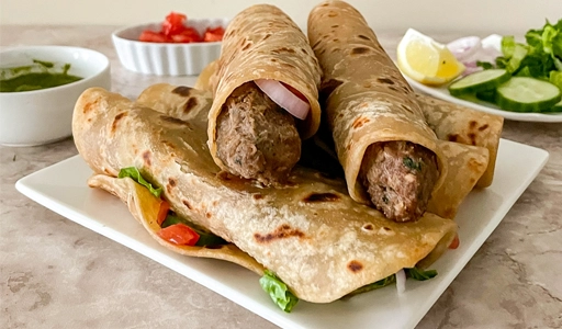 2 Kebab Rolls